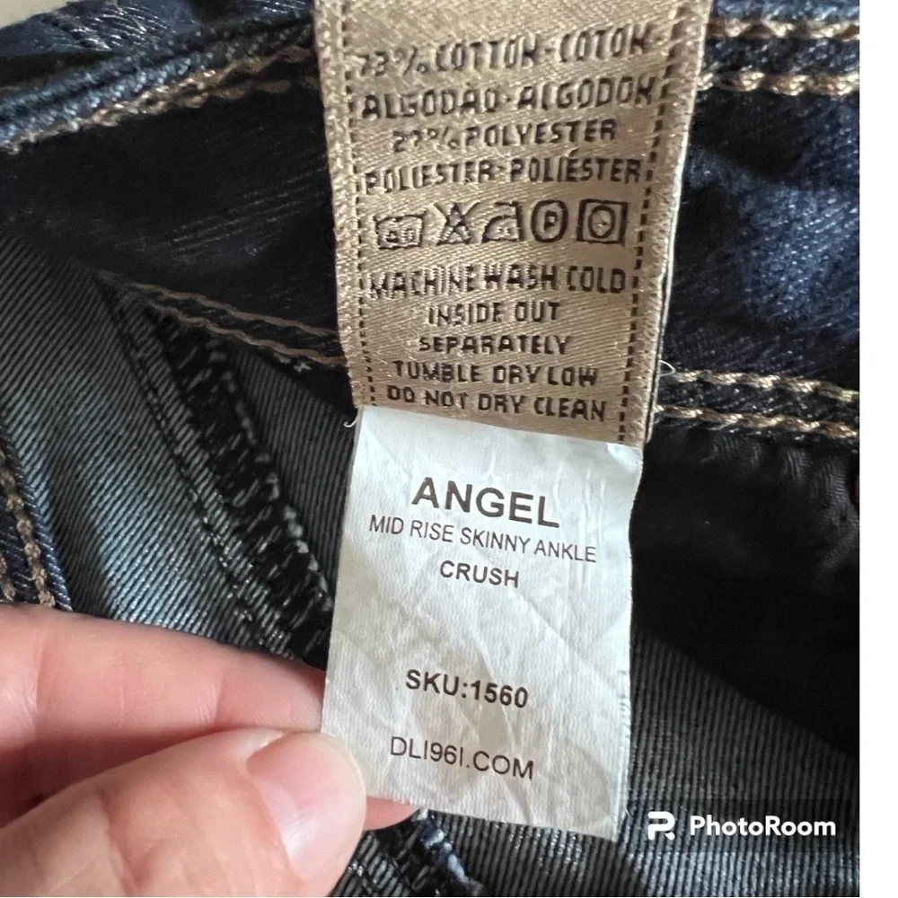 DL1961 Denim Angel Mid Rise Skinny Ankle Jeans Size 27 - Picture 8 of 9